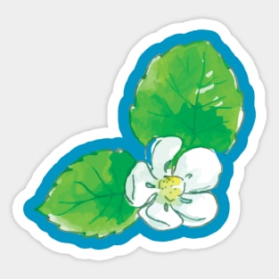 leaves flowers Sticker